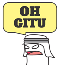 GHOSTY's COMIC Tri sticker #9009709