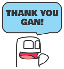 GHOSTY's COMIC Tri sticker #9009733