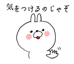 The smile of rabbit 5 sticker #9009943