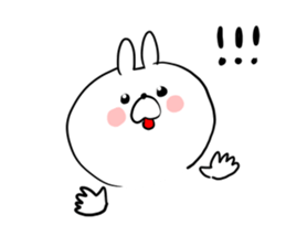 The smile of rabbit 5 sticker #9009958