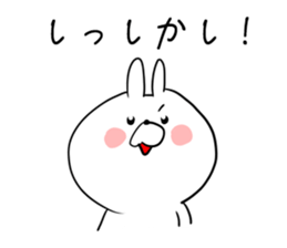 The smile of rabbit 5 sticker #9009962