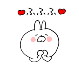 The smile of rabbit 5 sticker #9009975