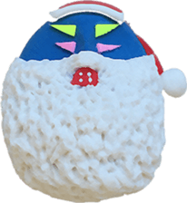 Clay art 2 Santa sticker #9010184