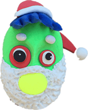 Clay art 2 Santa sticker #9010192