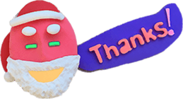 Clay art 2 Santa sticker #9010194