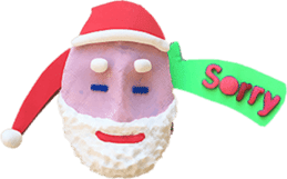 Clay art 2 Santa sticker #9010201