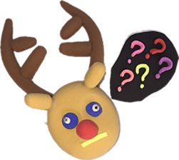 Clay art 2 Santa sticker #9010208