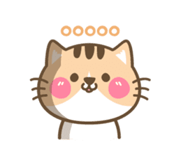Cute cat's debut sticker #9010339