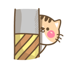Cute cat's debut sticker #9010340