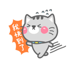 Cute cat's debut sticker #9010367