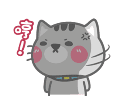 Cute cat's debut sticker #9010373