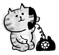 SEKANEKO x Lazy Nyansuke collaboration sticker #9010732