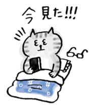 SEKANEKO x Lazy Nyansuke collaboration sticker #9010737