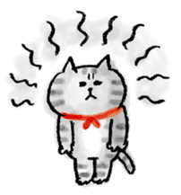 SEKANEKO x Lazy Nyansuke collaboration sticker #9010742