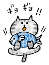 SEKANEKO x Lazy Nyansuke collaboration sticker #9010747