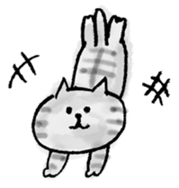 SEKANEKO x Lazy Nyansuke collaboration sticker #9010750