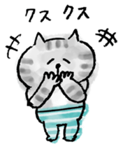 SEKANEKO x Lazy Nyansuke collaboration sticker #9010752