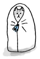 SEKANEKO x Lazy Nyansuke collaboration sticker #9010756