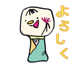 kokeshi2 sticker #9010985