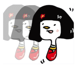 kokeshi2 sticker #9010995