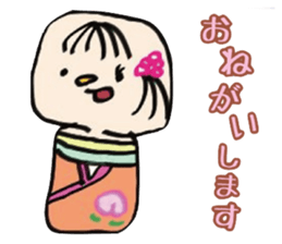 kokeshi2 sticker #9011005