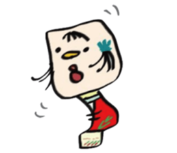 kokeshi2 sticker #9011015