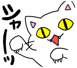 big letter with cats3 sticker #9011091