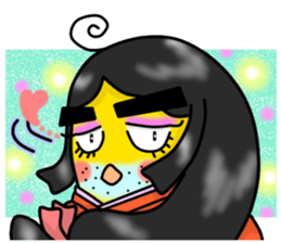 Hiyoko's -samurai drama style- sticker #9011150