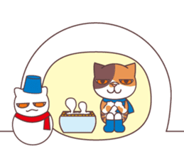 sorry , I'm a cat. For winter sticker #9011190