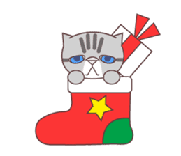 sorry , I'm a cat. For winter sticker #9011200