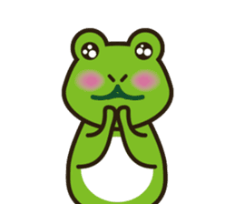 Frog Yuki and familes sticker #9011384