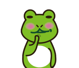 Frog Yuki and familes sticker #9011385