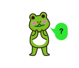 Frog Yuki and familes sticker #9011389