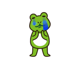Frog Yuki and familes sticker #9011391