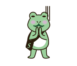 Frog Yuki and familes sticker #9011401