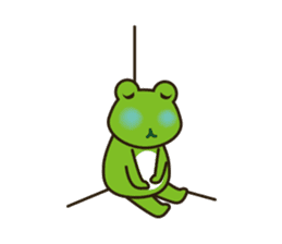 Frog Yuki and familes sticker #9011408