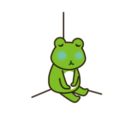 Frog Yuki and familes sticker #9011408
