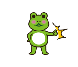 Frog Yuki and familes sticker #9011411