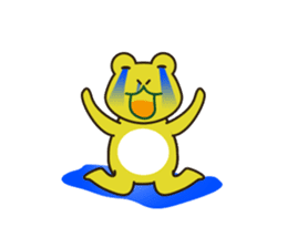 Frog Yuki and familes sticker #9011419