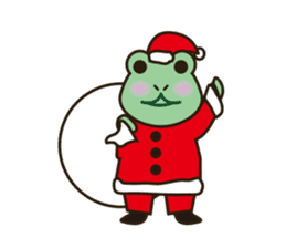 Frog Yuki and familes sticker #9011422