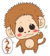 The monkey design sticker second edition sticker #9011995