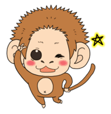 The monkey design sticker second edition sticker #9011999