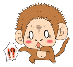 The monkey design sticker second edition sticker #9012002
