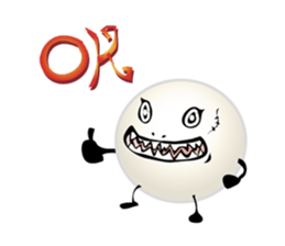 white monster z sticker #9012114