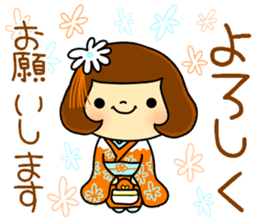 kimono girls stickers sticker #9012187