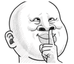 Human skin head 2 (For overseas) sticker #9012585