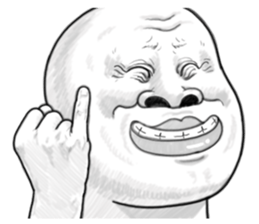 Human skin head 2 (For overseas) sticker #9012589