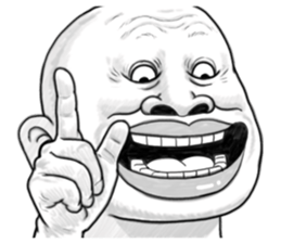 Human skin head 2 (For overseas) sticker #9012592