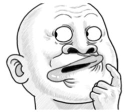 Human skin head 2 (For overseas) sticker #9012595