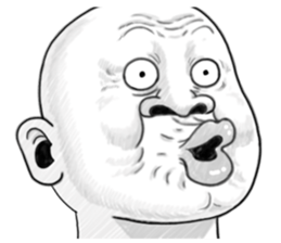 Human skin head 2 (For overseas) sticker #9012596